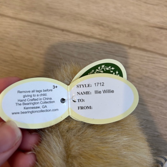 Bearington Collection GET WELL SOON Limited Collectible Illie Willie Bear Plush - Picture 5 of 10